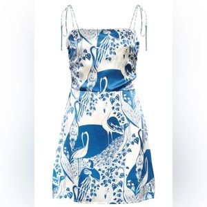 Reformation Blue Bird Dress